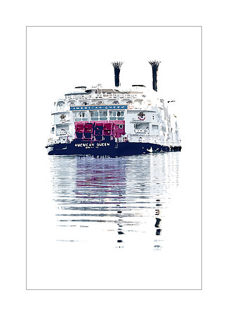 American Queen on canvas