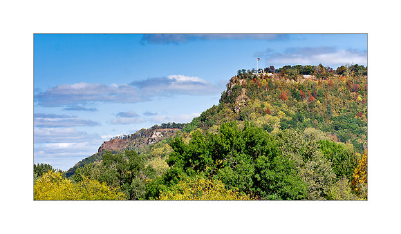 Grandad Bluff, La Crosse, Wisconsin, in early autumn